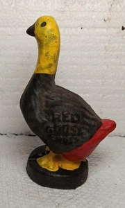 Red Goose Shoes Bank Cast Iron Collectible - Picture 1 of 2