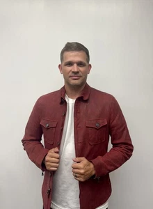 John Varvatos suede jacket - Picture 1 of 2