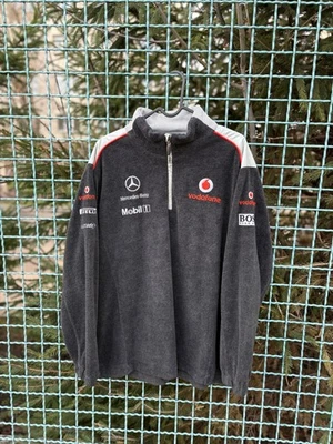 Vodafone McLaren Mercedes Benz Mobil 1 Zip Fleece Jacket L - Image 1 of 4