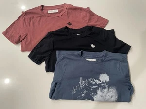 Boys Abercrombie & Fitch Shirts Short And Long Sleeve Size 7/8 - Picture 1 of 9
