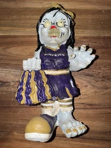 Rare Forever Collectibles BALTIMORE RAVENS GIRL TEAM ZOMBIE FIGURINE Halloween - Picture 1 of 6