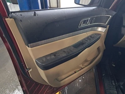 2016 Ford Explorer Left Front Door Trim Panel Tan OEM Used 123K Miles Foto 1 de 4
