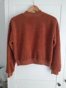 ** Damen Pullover * Gr. S * Teddyfell Pullover * Rot Braun ** - Bild 1 von 6