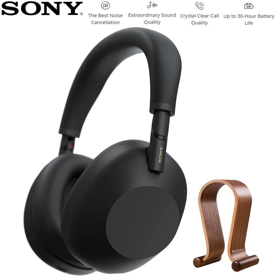 Sony WH-1000XM6/B THE Best Wireless Noise Canceling Headphones - Black BLK-1