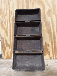 Rare Antique Riveted 4 Loaf Bread Pan - Picture 1 of 9