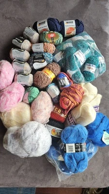 Großes Wolle Paket diverse Sorten Konvolut - Bild 1 von 4