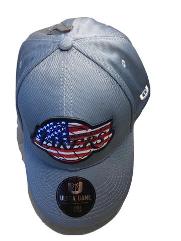New NBA Los Angeles LAKERS Basketball Stars & Stripes Flag Logo FlexFit Hat Cover