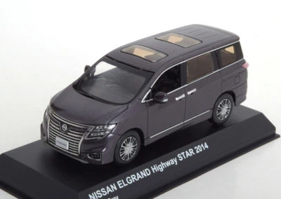 NISSAN ELGRAND HIGHWAY STAR 2014 GRIGIO METALLO KYOSHO 03881MGR 1/43 FURGONE - Immagine 1 di 3