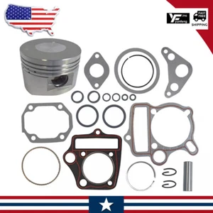Piston Rings Gasket Set 52.4mm Bore Replacement For 110 125cc ATV Pit Bike - Foto 1 di 5