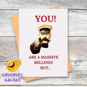 Funny Card for Men Rude Greeting Card for Him (YBE) - Picture 1 of 2