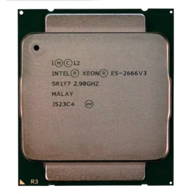 Intel Xeon E5-2666 v3 10-Core cpu 2,9 - 3,5 GHZ 25 MB Cache 135W SR1Y7 LGA2011-3 - Immagine 1 di 2