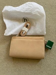 Hotter Eliza style beige leather suede handbag - Picture 1 of 6