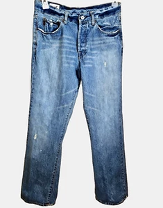 Vtg Abercrombie and Fitch Boot Cut Jeans 5 Pocket sz 30x32 Y2K 1892 distressed - Picture 1 of 13
