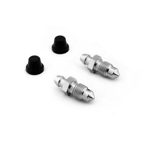 2x EDELSTAHL Bremssattel Entlüftungsnippel hinten für Ssangyong Korando (11-19) - Bild 1 von 7