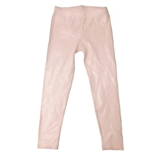 Girls Old Navy Rose Pink Glittered Leggings (Size 5T) - Picture 1 of 2