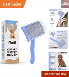Professional Dog Grooming Brush - Long Pin Slicker for Doodles and Long Hair - Picture 1 of 9