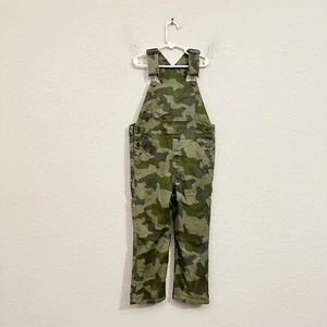HANNA ANDERSON Camouflage Overalls Boys US 5 (110 cm) Green Army Hunting Outdoor - Picture 1 of 11