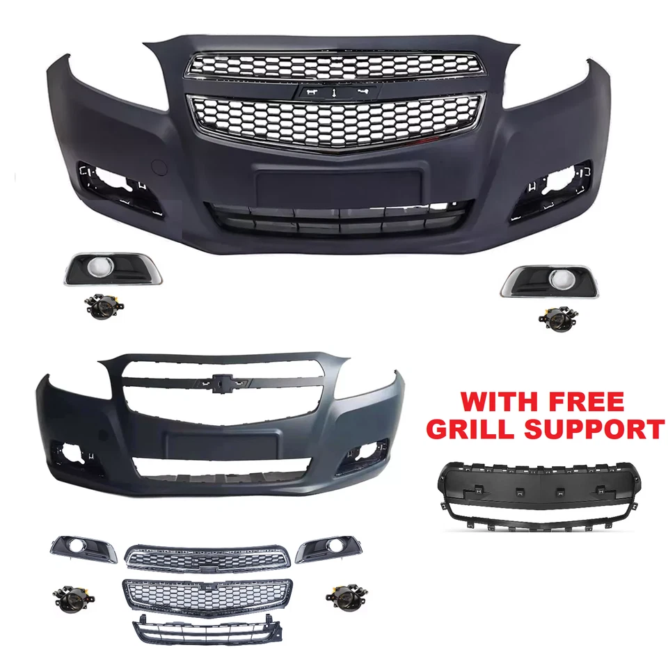 Kit de montaje de rejilla de cubierta de parachoques delantero para Chevy Malibu 2013 luces antiniebla Foto 1 de 1