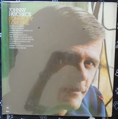 JOHNNY PAYCHECK, Somebody Loves Me USA New Old Stock Sealed LP - Image 1 of 2