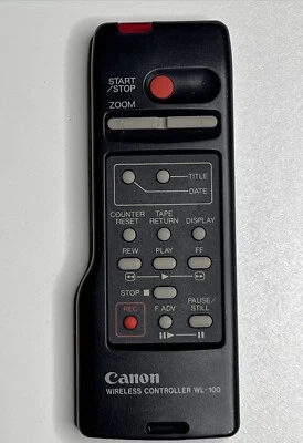 Mando Inalámbrico Original Canon WL-100 Mando a Distancia Probado Funcionando Foto 1 de 4