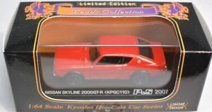 Kyosho1/64 BeadCollection Nissan Skyline GT-R (KPGC110) edición limitada P&S 2007 - Imagen 1 de 4