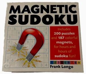 Magnetic Sudoku by Frank Longo 200 Puzzles 187 Magnets Sterling Publishing Co. - Picture 1 of 14