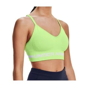 Under Armour Women's UA Seamless Long-Line Low-Impact Sports Bra XS - Picture 1 of 12