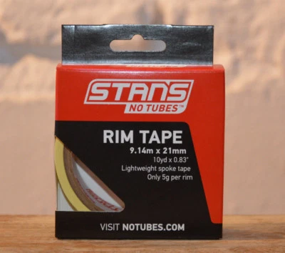Stan's No Tubes Rim Tape Yellow 9.14 x 21mm - Image 1 of 3