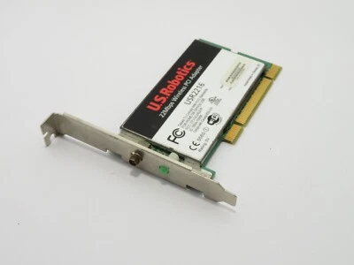 Rare Vintage U.S. Robotics 22Mbps Wireless PCI Adapter by TI Retro Wifi - Taiwan - Image 1 of 4