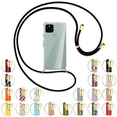 Collana (O) per Google Pixel 5 Cover protettiva Custodia con catena cordino - Immagine 1 di 4