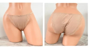 Victoria's Secret KLEINER *DREAM ANGELS* STRING-BIKINI MIT SPITZENBESATZ *Praline* - Bild 1 von 5