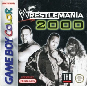 Wrestlemania 2000 (Nintendo Game Boy) ¡Solo cartucho! ¡Limpiado/Probado! - Imagen 1 de 2