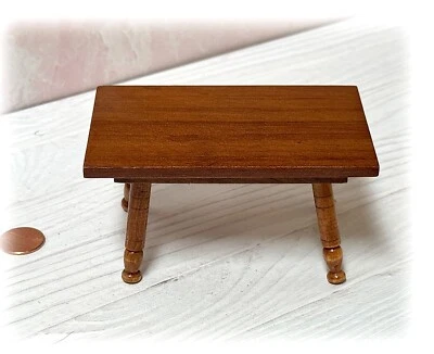Mesa de comedor de cocina muebles de madera vintage Shackman Corea para casa de muñecas Foto 1 de 2