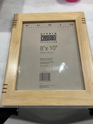 8 Studio Solid Wood Coll’n  Frame Dark Solid Inlay 1994 Furio  8x10" Art Deco - Image 1 of 3