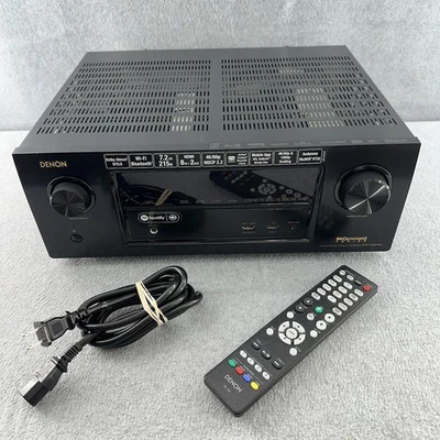 Denon Integrated Network AV Receiver AVR-X3300W IN-Command 7.2ch WiFi Bluetooth - Image 1 of 4