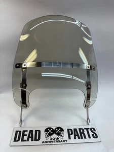 Harley M8 Fatboy 57400367 Wind Splitter 15" FLFB FLFBS detachable windshield - Picture 1 of 4