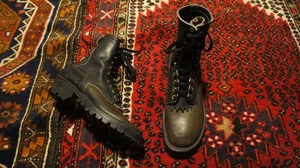 White’s Smokejumper Leather Boots 9.5 EE Black/Brown Vibram USA Soft Toe - Picture 1 of 10