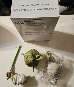 Star Wars Yoda Kürbis Push Ins Halloween Deko Set 2016 GEMMY - Bild 1 von 4