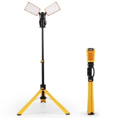 【Upgraded】 6290Pro 15000 Lumen 105 Watt Dual-Head LED Work Light with Telesco... - Image 1 of 4