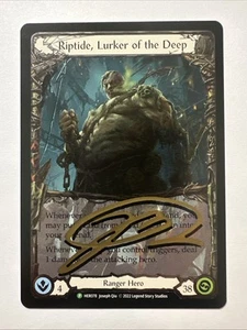 Riptide, Lurker of the Deep | CF | Artist Signed Promo HER078 | Flesh and Blood - Picture 1 of 2