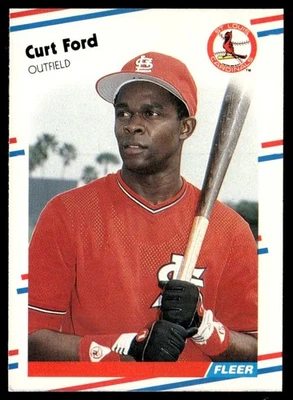 1988 Fleer Curt Ford St. Louis Cardinals #32 - Image 1 of 2