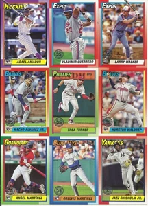 2025 TOPPS BASEBALL - 35th ANNIVERSARY - LOT OF 13 - 5 ROOKIES - GREENE - CORREA - Picture 1 of 2