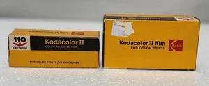 Kodacolor II 126 Film 20 & 12 Exposures C126-20 Film & C110-12 110  EXP 1981 - Picture 1 of 3