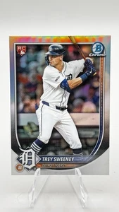 2025 Bowman Chrome - Trey Sweeney #25 Red Rookie Redemption (RC) - Picture 1 of 2