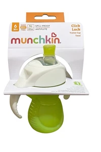 Munchkin Click Lock Green Sippy Cup Leak-Proof Spill-Proof Toddler Cup - Picture 1 of 1