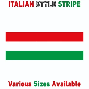IT1.1 Italian Racing Bonnet stripe 1.1m (1100mm) Long laminated various widths - Picture 1 of 19