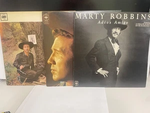 Marty Robbins . Job Lot Of 3 12” Vinyl LP Albums Excellent - Near Mint - Picture 1 of 6