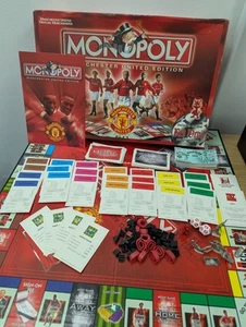 Monopoly Manchester United Edition Brettspiel 1999 Triple Winners 100% vollständig - Bild 1 von 21