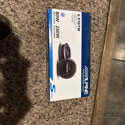 Juego de tweeter Alpine S-S10TW serie S 1" cúpula de seda Foto 1 de 4