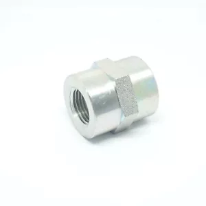 Steel 3/4 - 1/2 Female Npt Fpt Pipe Fitting Straight Coupling Reducer Adapter - Picture 1 of 6